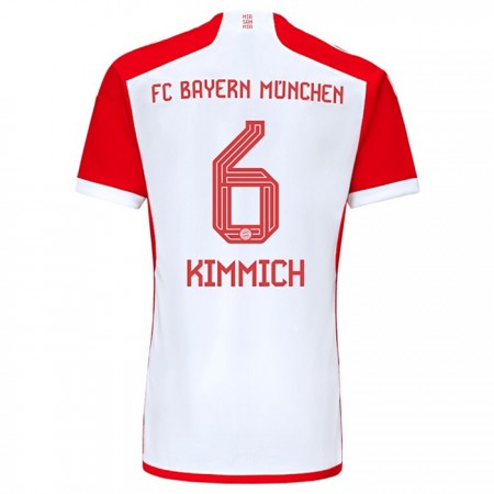 FC Bayern München Joshua Kimmich 6 Fotbollströjor Hemma tröja 2023-24 Kortärmad